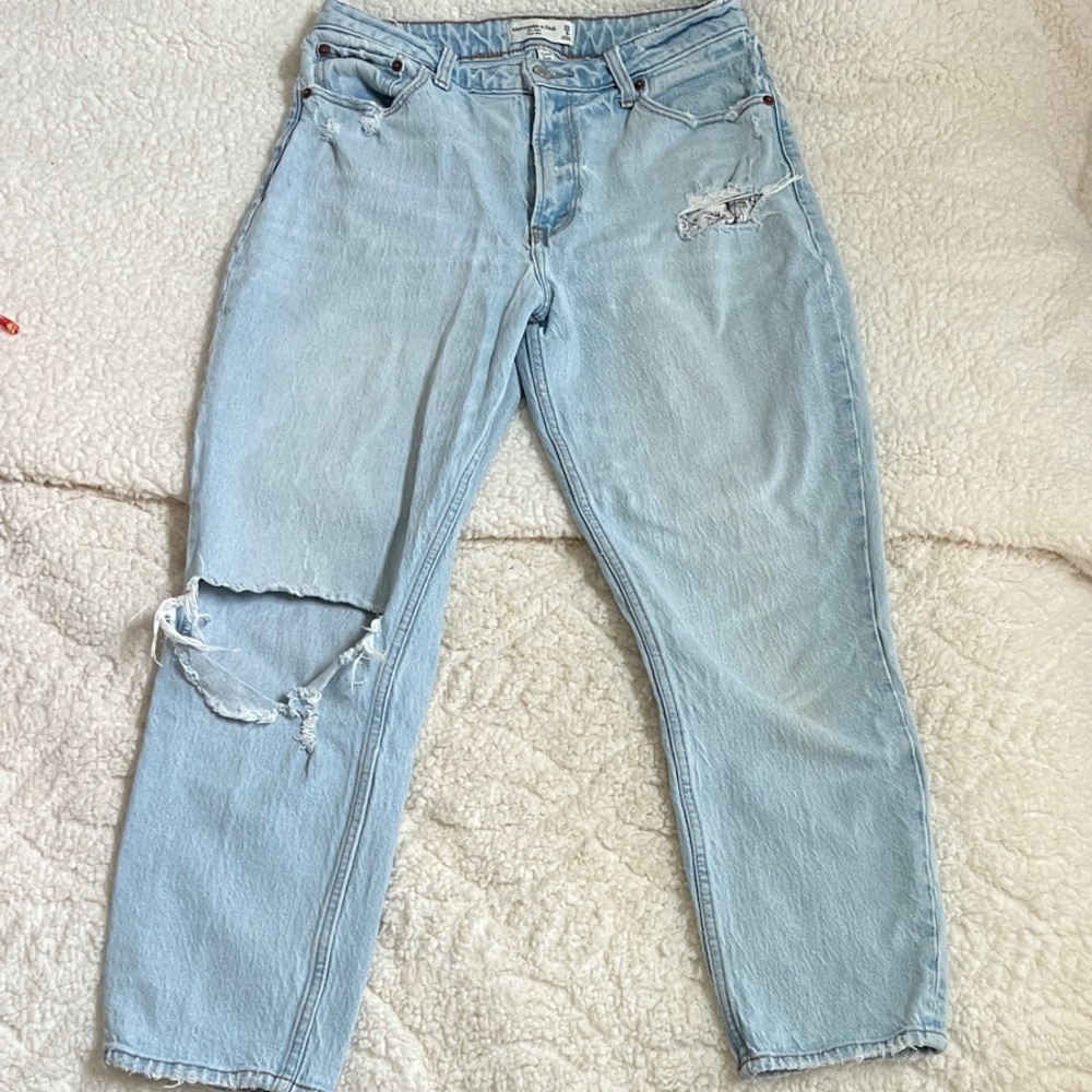 Abercrombie & Fitch The Mom High Rise Jean